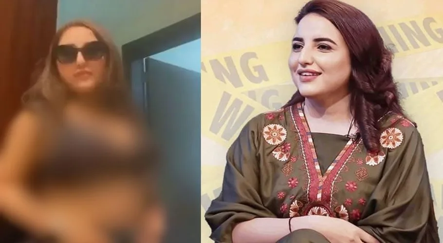 متنازعہ ٹک ٹاکر حریم شاہ کی ایک اور نازیبا ویڈیو”لیک”