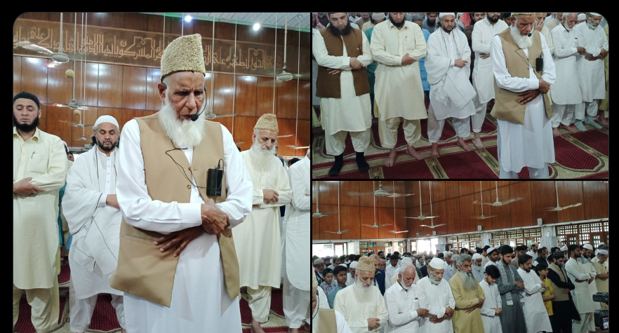 جماعت اسلامی کی اپیل پر  حماس رہنما کے بیٹوں کی ملک بھر میں غائبانہ نماز جنازہ ادا