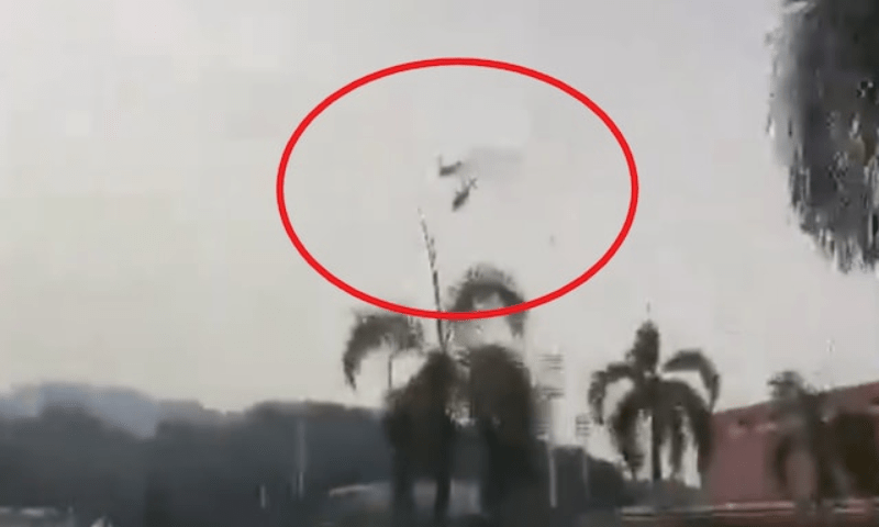 ملیشیاء میں نیوی کے 2 ہیلی کاپٹرز حادثے کا شکار ، 10 افراد ہلاک