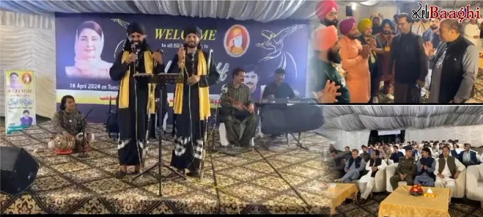 ننکانہ:ضلعی انتظامیہ کے زیر اہتمام بیساکھی تہوار پر صوفی نائٹ کا انعقاد کیاگیا