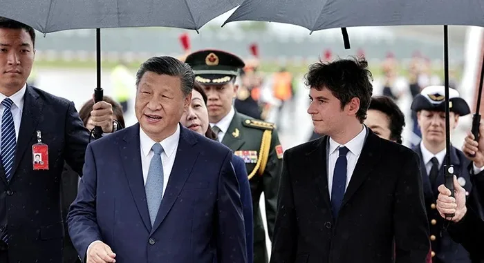 چینی صدریورپ کے سرکاری دورے پر فرانس پہنچ گئے