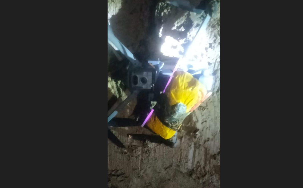 واہگہ بارڈر کے قریب ڈرون منشیات سمیت گر گیا