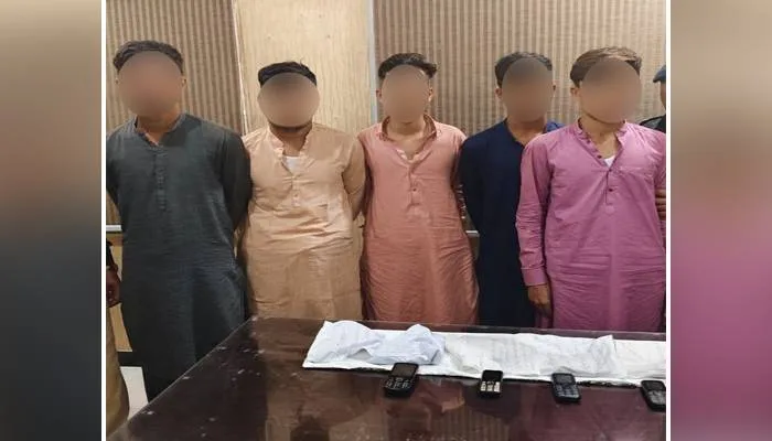 افغانی ڈکیت گروہ کے 5 ملزمان   گرفتار