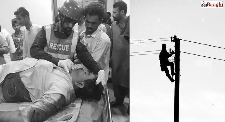 اوچ شریف:  بجلی کے کھمبے سے گرکرایک شخص شدید زخمی ،ہسپتال منتقل