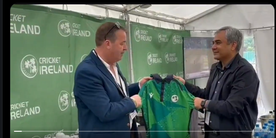 چیئرمین پی سی بی کی کرکٹ آئرلینڈ کے چیئرمین سے ملاقات