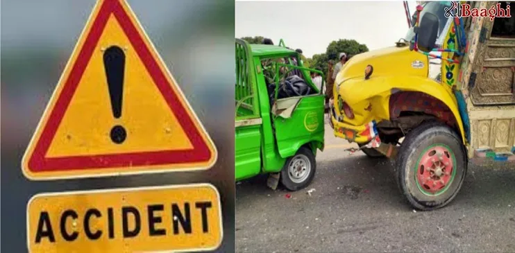 گوجرانوالہ: تیز رفتار ٹرک کی کیری ڈبہ کو ٹکر، 5 افراد جاں بحق، 4 زخمی