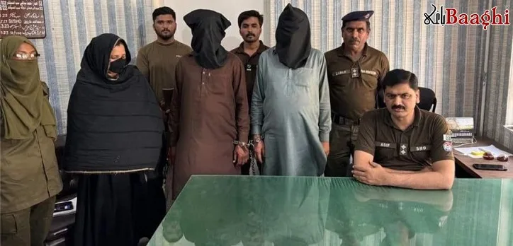 منڈی بہاؤالدین : پولیس کا برائی کے اڈے پر چھاپہ،تتلی دو بھنوروں سمیت گرفتار