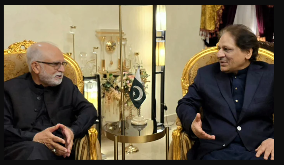 سابق گورنر سندھ کی محمود مولوی سے ملاقات