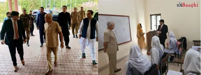 منڈی بہاؤالدین:ڈپٹی کمشنرکاڈسٹرکٹ جناح پبلک سکول و کالج کا دورہ