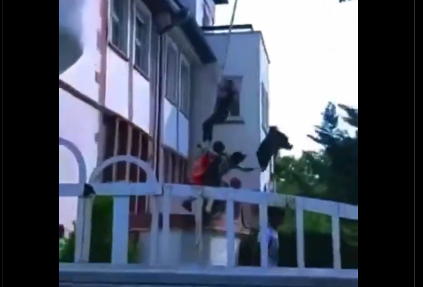 An attack occurred at the Pakistani consulate in Frankfurt, Germany where several Afghandoos entered the consulate and lowered the Pakistani flag