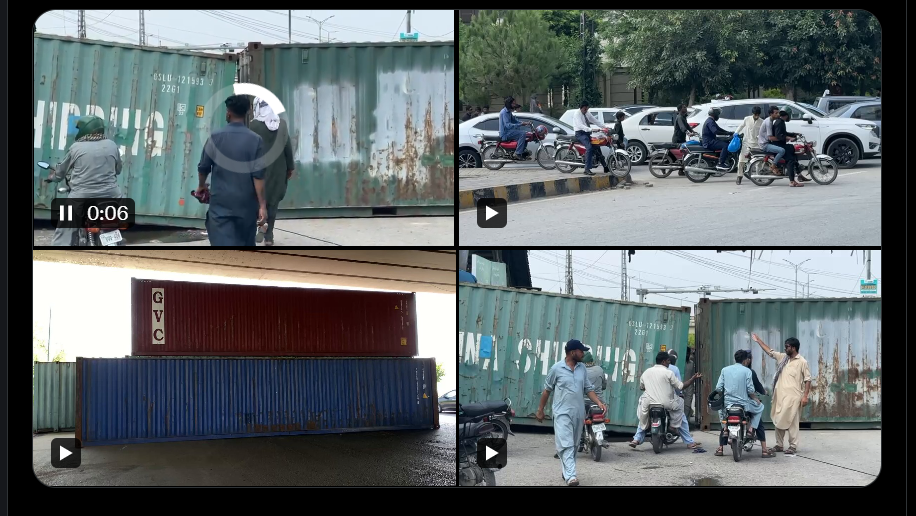 جماعت اسلامی کا دھرنا، ریڈ زون سیل، فیض آباد بند،گرفتاریاں