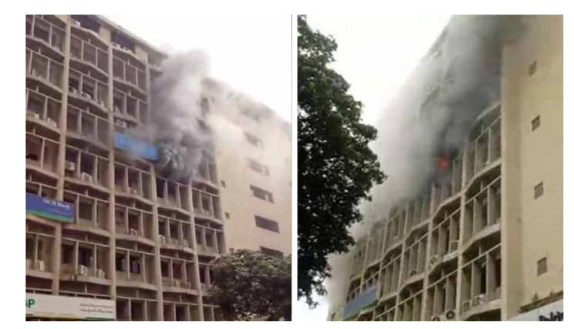 پاکستان اسٹاک ایکسچینج کی عمارت میں آگ پر قابو پا لیا گیا