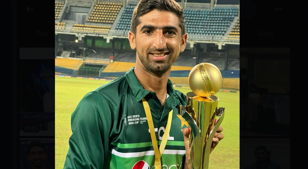 فاسٹ بولر شاہنواز دھانی کمر کی تکلیف میں مبتلا ، ڈارون ٹور سے باہر