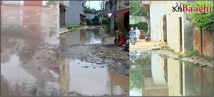 علی پور :شہر کے متعدد علاقے گندے پانی میں ڈوب گئے،شہری اذیت میں مبتلا
