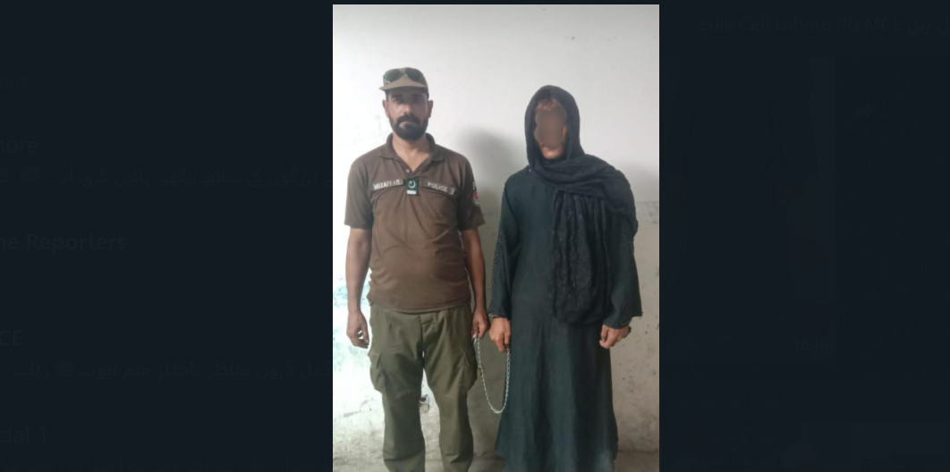 برقع پہن کر خواتین کو ہراساں کرنے والا برقع پوش گرفتار