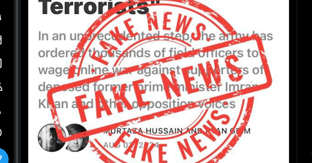 پاک فوج کیخلاف پروپیگنڈہ،من گھڑت کہانی،ریان گرم اور مرتضیٰ کیخلاف ہو گی قانونی کاروائی