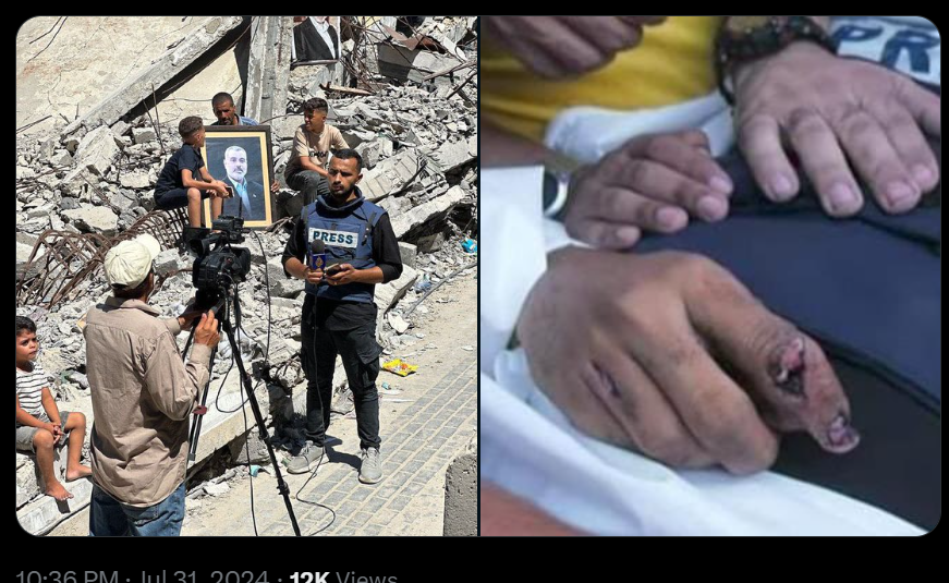 اسماعیل ہنیہ کے گھر رپورٹنگ کرنیوالا صحافی اسرائیلی حملے میں‌شہید