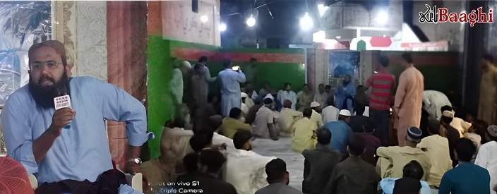 حیدرآباد: درگاہ حضرت سیدنا گل شاہ بخاری پر ماہانہ محفل نعت و میلاد  کا انعقاد ہوا