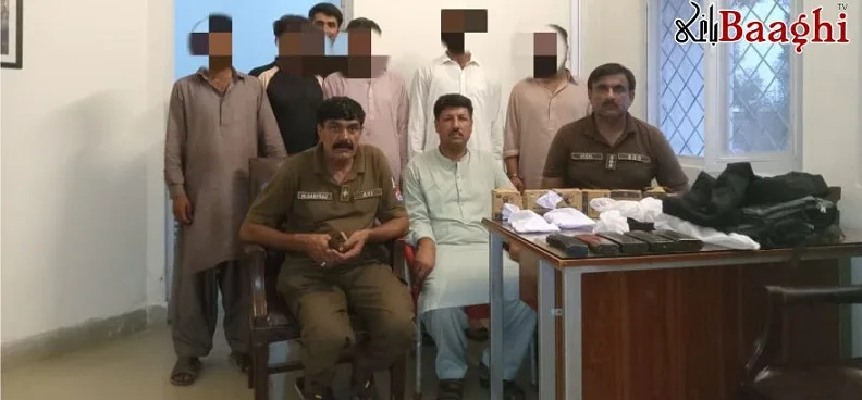 سرگودھا:تھانہ ساہیوال پولیس کی کارروائی،غیر قانونی اسلحہ رکھنے والے 5 ملزمان گرفتار