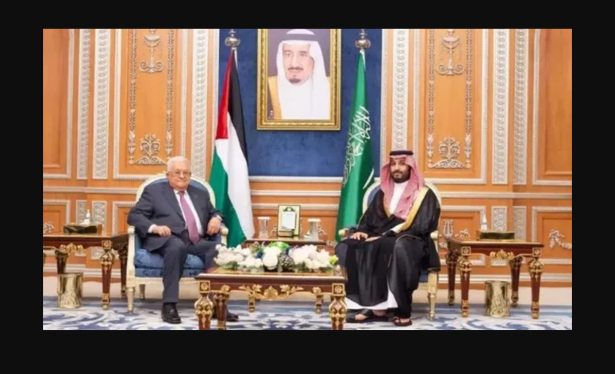 Palestinian President meets Saudi Crown Prince
