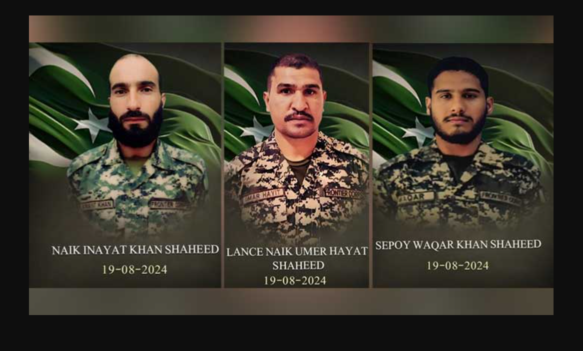 افغانستان سے دراندازی کی کوشش،فتنہ خوارج کے 5 دہشتگرد جہنم واصل،3 جوان شہید