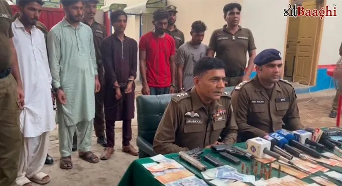 سیالکوٹ :پولیس کی کامیاب کارروائی،ڈاکوؤں کا گینگ گرفتار