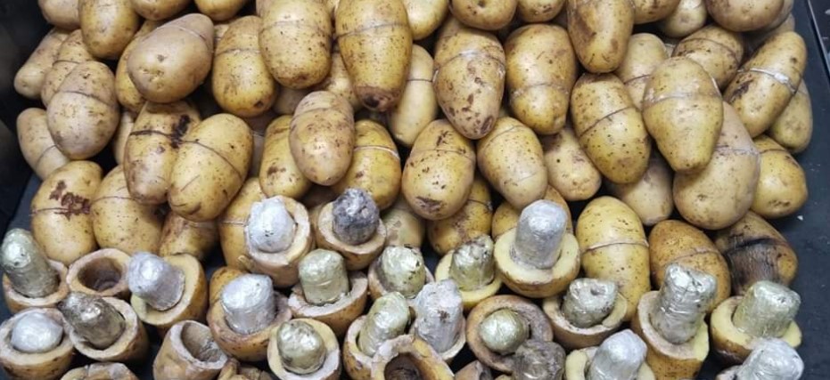 سری لنکا جانیوالے آلوؤں کے کنٹینر سے ہیروئن برآمد