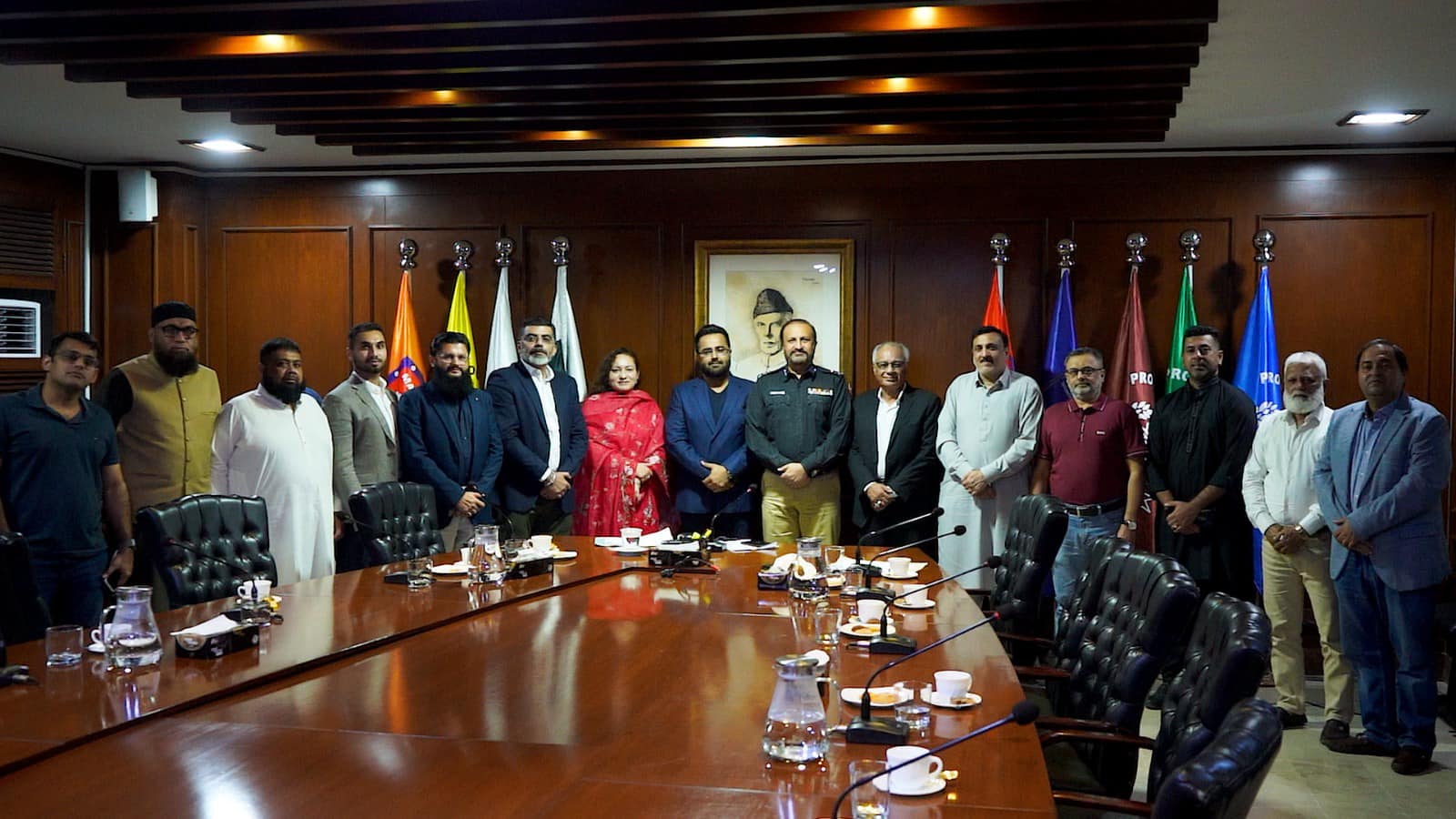 کراچی پولیس چیف سے کمیونیٹی پولیسنگ کے وفد کی ملاقات