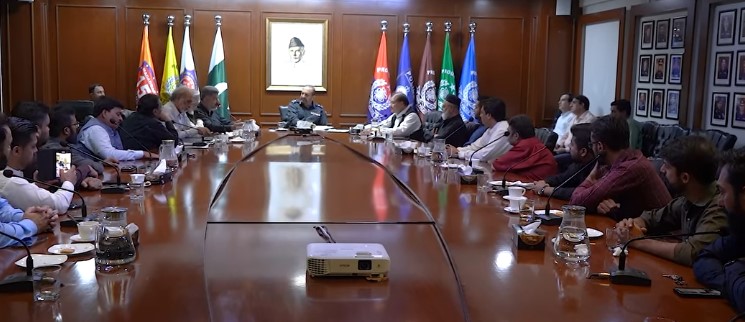 ایڈیشنل آئی جی کراچی سے تاجروں کی عرفان رضوان  کی قیادت میں ملاقات