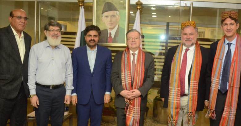 ناصر حسین شاہ سے فرانسیسی سفیر کی ملاقات، سرمایہ کاری میں دلچسپی کا اظہار