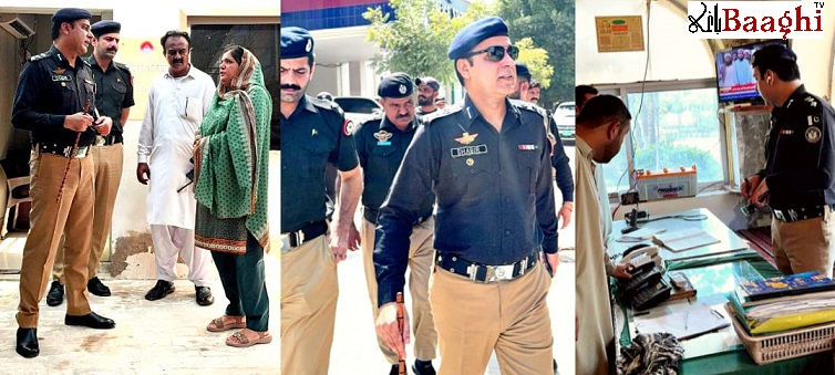 میرپورخاص: ایس ایس پی کا مختلف تھانوں اور  سینٹرزکا دورہ