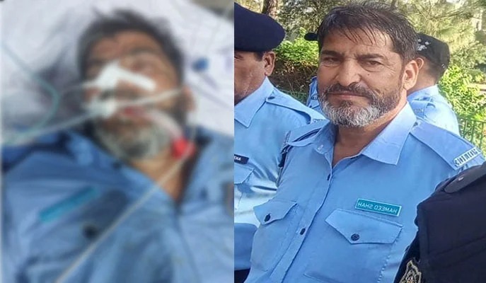 پی ٹی آئی کارکنوں کے تشدد سے زخمی پولیس اہلکار جاں بحق