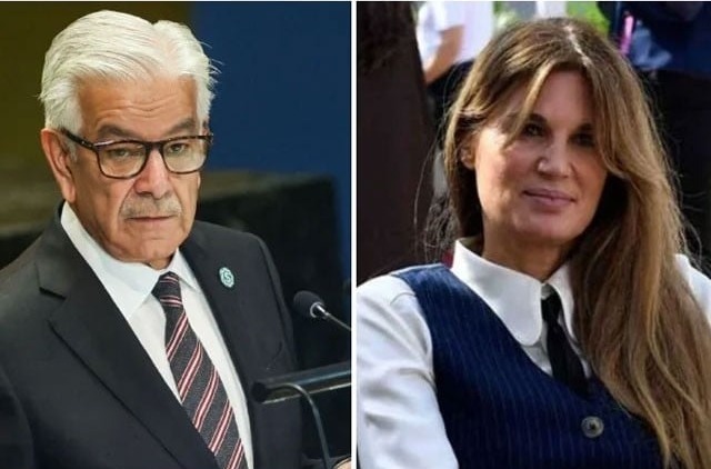 جمائما گولڈ اسمتھ کا عمران خان کے بارے بیان،خواجہ آصف کا شدید ردعمل