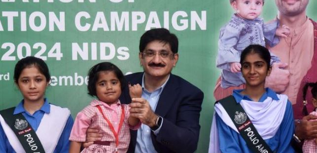 وزیراعلیٰ سندھ نے 7 روزہ خصوصی انسداد پولیو مہم کا افتتاح کردیا