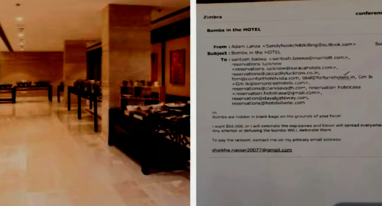 بھارت،ایئر لائن کو دھمکیوں کے بعد 10 ہوٹل کو بم سے اڑانے کی دھمکی