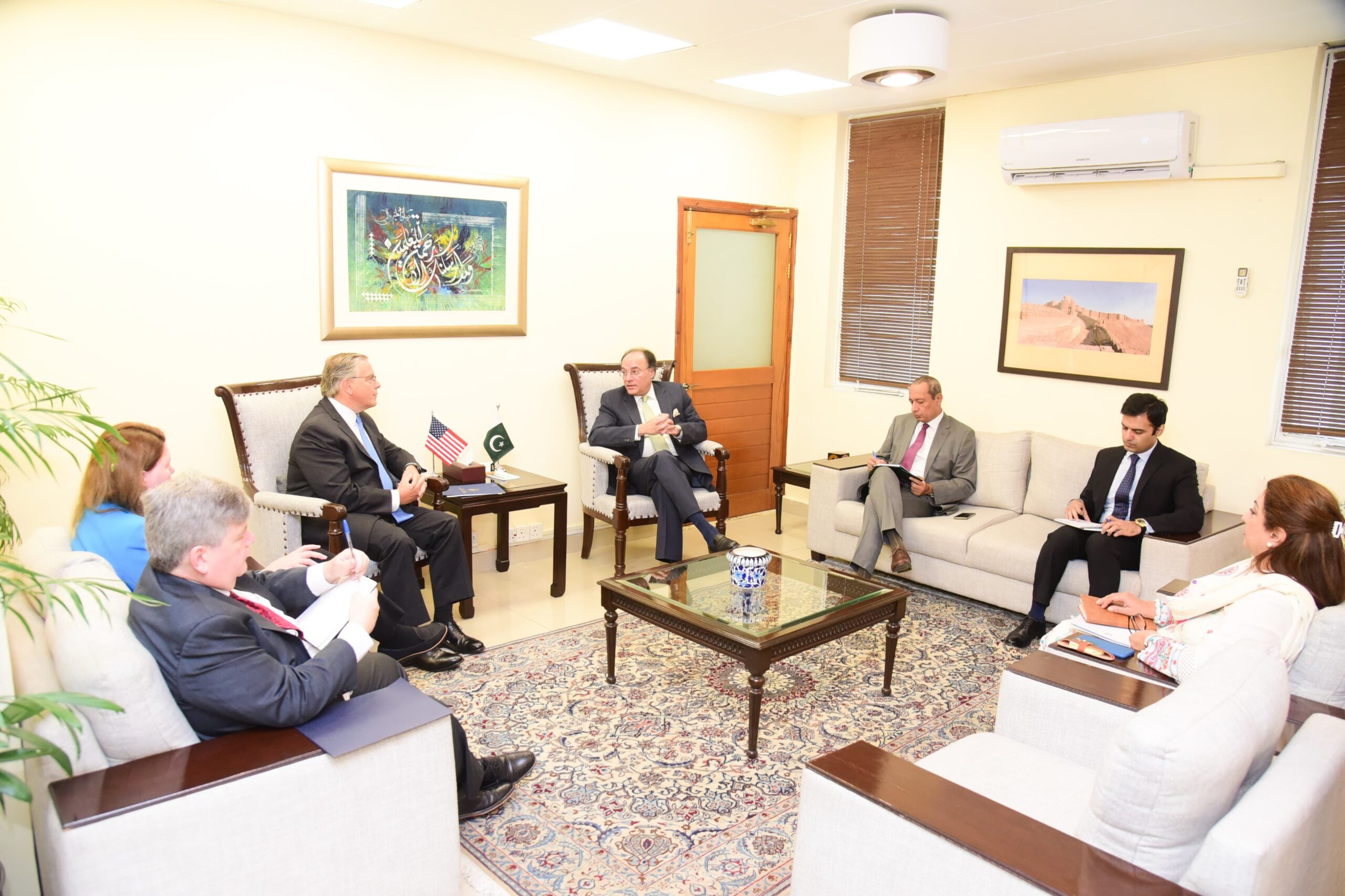 امریکی سفیر کا پاکستان میں امریکی سرمایہ کاری کو فروغ دینے کے عزم کا اعادہ
