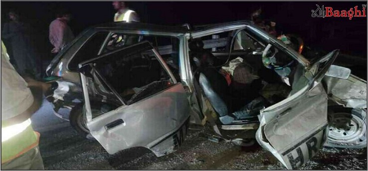 وہاڑی: تیز رفتار کارکو حادثہ، میاں بیوی سمیت3 افراد جاں بحق، 25 سالہ بیٹی زخمی