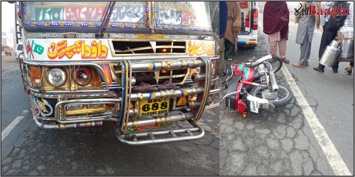 گوجرہ:تیز رفتاربس کی موٹرسائیکل کوٹکر،دو نوجوان جاں بحق