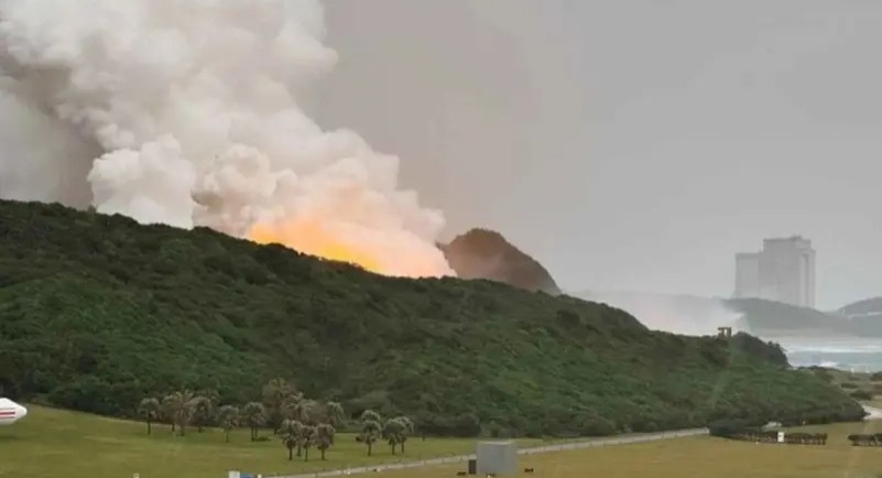 جاپان:  خلائی ایجنسی کے زیر انتظام تجربات کی جگہ پر زور دار آگ بھڑک اٹھی