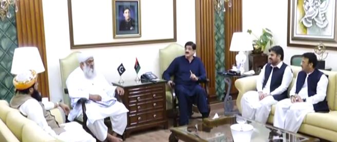 وزیراعلیٰ سندھ  سے  جے یو آئی (ف) کے وفد  کی ملاقات