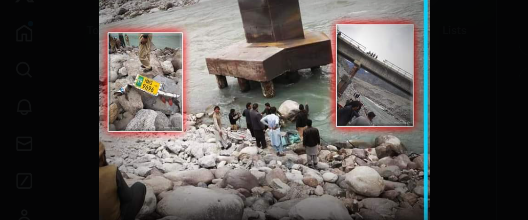 استور،باراتیوں کی بس دریا میں گر گئی،دلہن بچ گئی،چار لاشیں مل گئیں