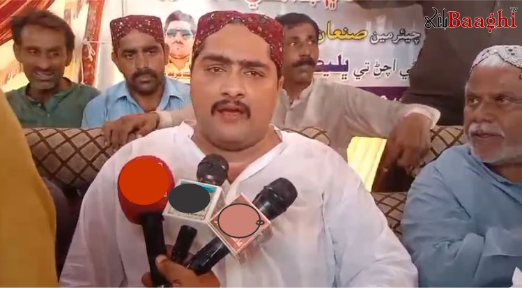 تنگوانی:  دریا ئے سندھ سے نہریں نکالنے کے خلاف جسقم کا احتجاجی دھرنا