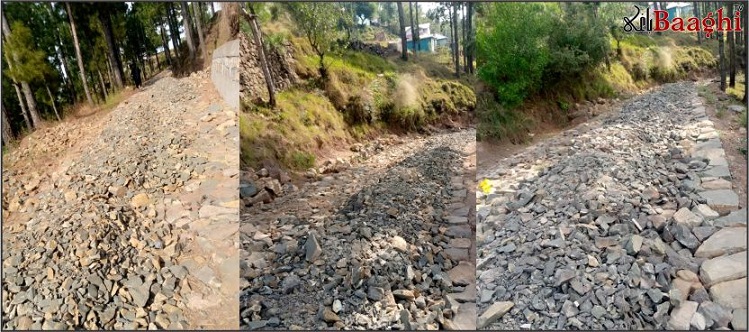 مظفرآباد :کنگراں لنک روڈ 5 ماہ  میں بھی نہ بن سکا، علاقہ مکین پریشان