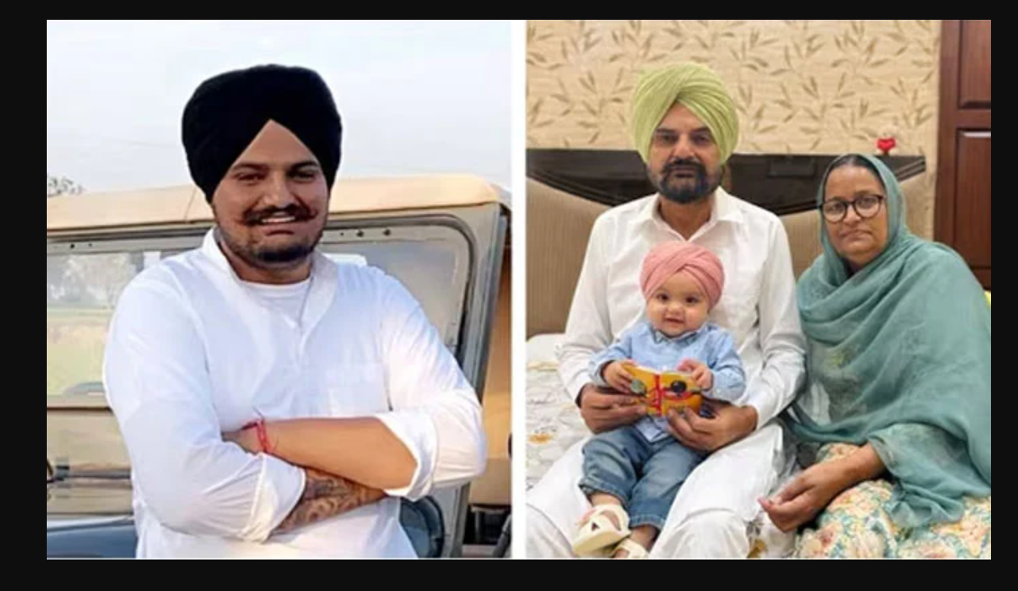 سدھو موسے والا کے والدین نے چھوٹے بیٹے کی پہلی تصویر کی جاری