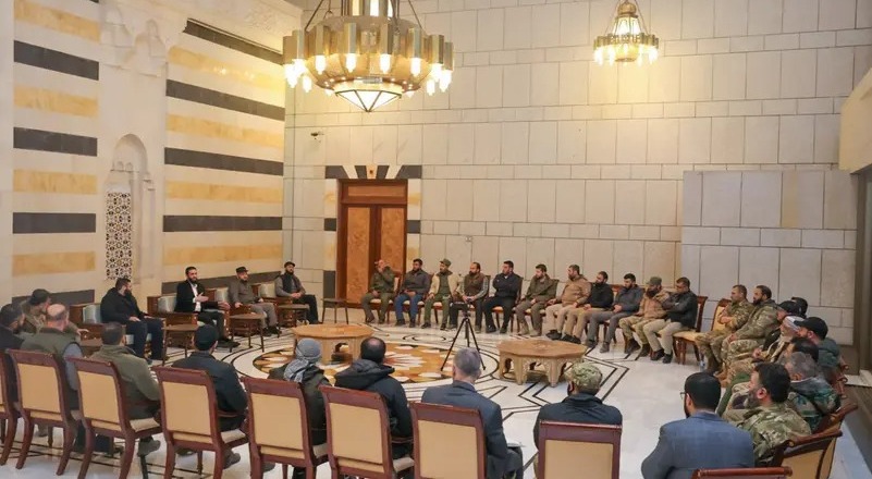 مسلح گروپوں کو نئی فوج میں ضم کیا جائے گا،احمد الشرع