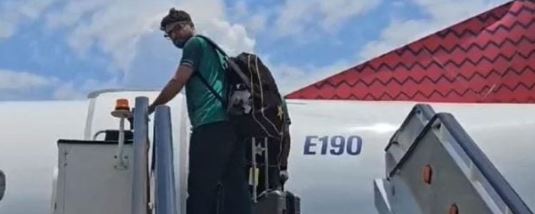 قومی ٹیم زمبابوے سے جنوبی افریقہ کے لیے روانہ