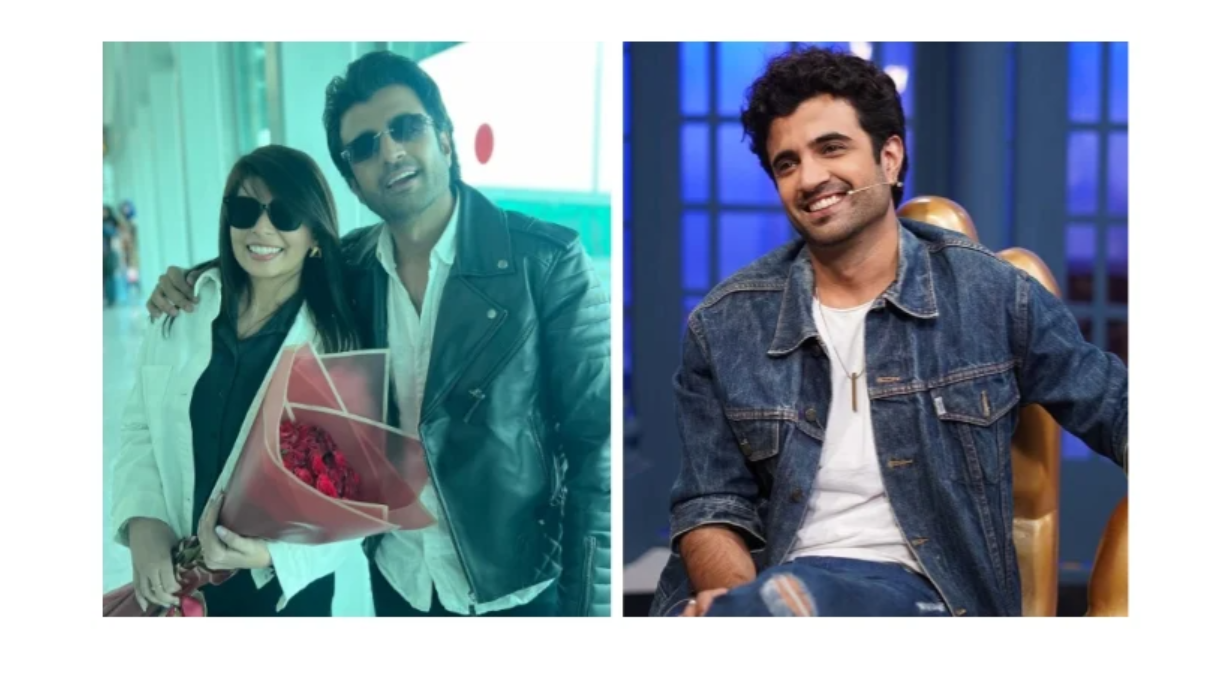 اداکار عمر عالم نے دوران سفر جہاز میں محبوبہ کو انگوٹھی پہنا کر منگنی کر لی