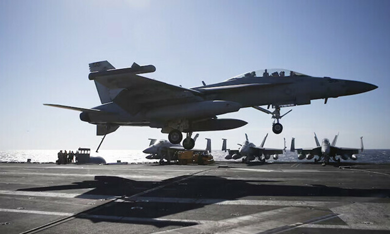 امریکا نے بحیرہ احمر میں اپنا ہی لڑاکا طیارہ مار گرایا