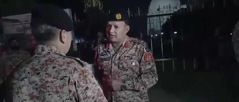 ڈی جی رینجرز سندھ کا کراچی کے مختلف علاقوں کا دورہ