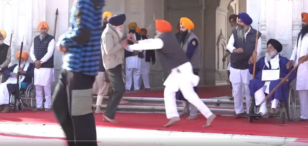Shooting at Golden Temple Targets Sukhbir Badal